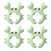 1/2/4Pcs Silicone Spatula Rack Crab Shape Anti Overflow Pot Holder Adjustable Anti-Scalding Cooking Pot Clip Kitchen Gadgets