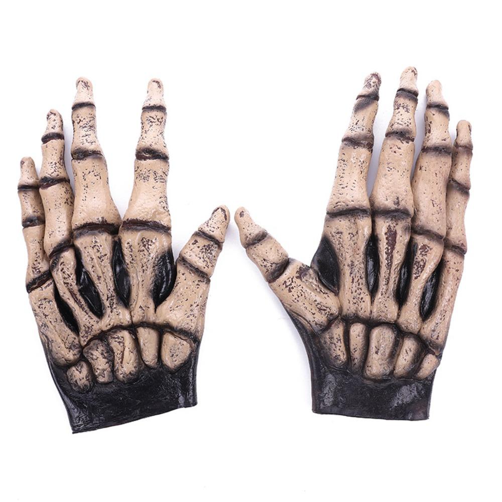 Simulated Werewolf Vinyl Gloves Werewolf Makeup Party Props Prank Halloween Cosplay Gloves  Party