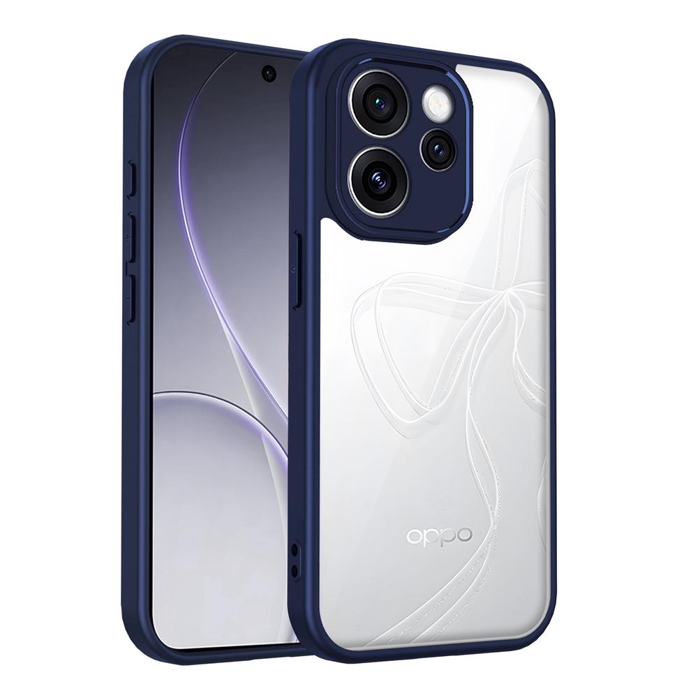 KEYSION Transparent Phone Case for OPPO Reno15 Pro Max 5G Soft Silicone+PC Clear Shockproof Phone Back Cover for OPPO Reno15 F 5G