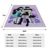 Anime Omori Game  Blanket Cover  Plush Throw Blanket Summer Air Conditioning Printed Lightweight Bedspreads,