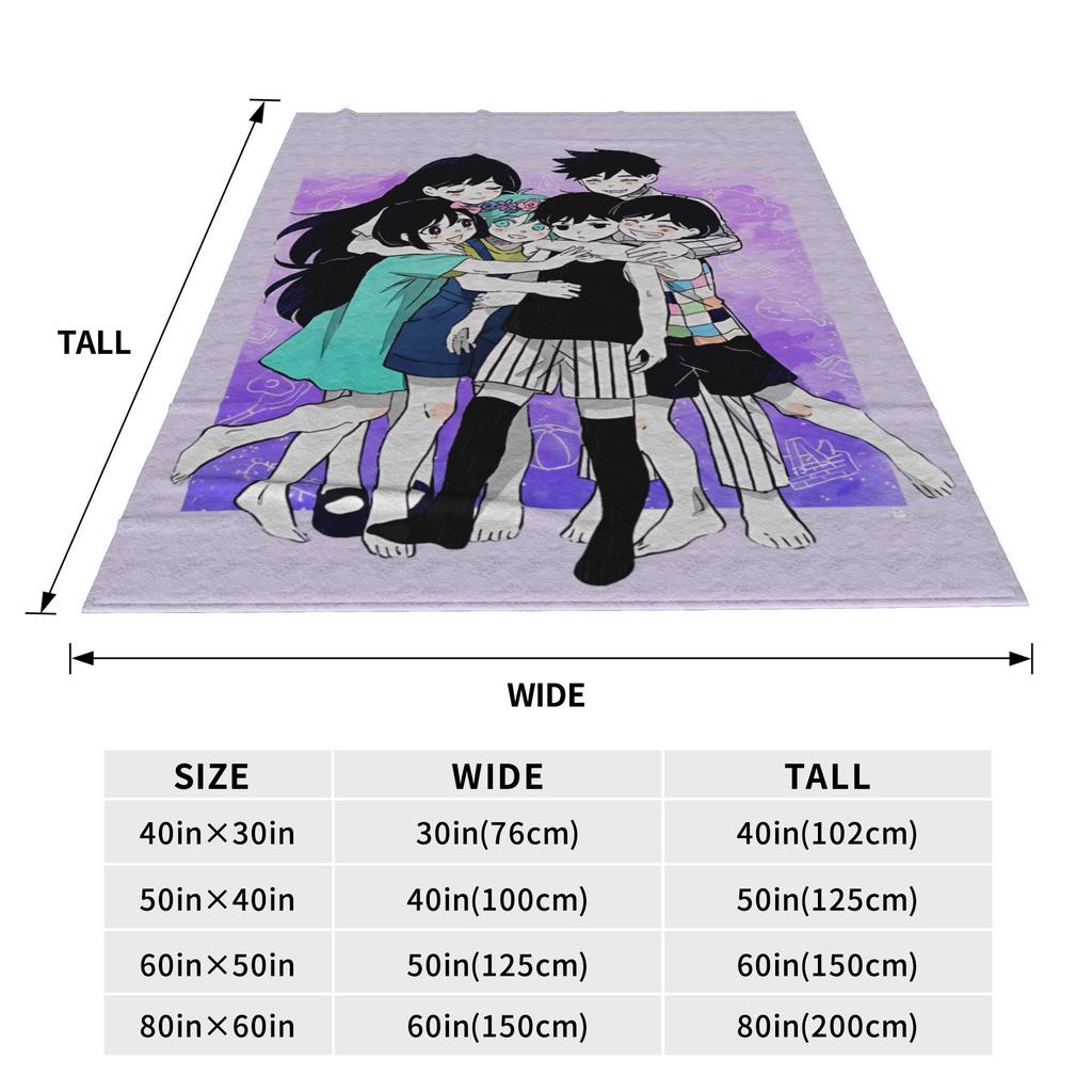 Anime Omori Game  Blanket Cover  Plush Throw Blanket Summer Air Conditioning Printed Lightweight Bedspreads,