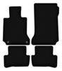 BASIC Black Velour Floor Mats For: Mercedes C W204 Sedan, Station Wagon, Coupe (2007-2014)