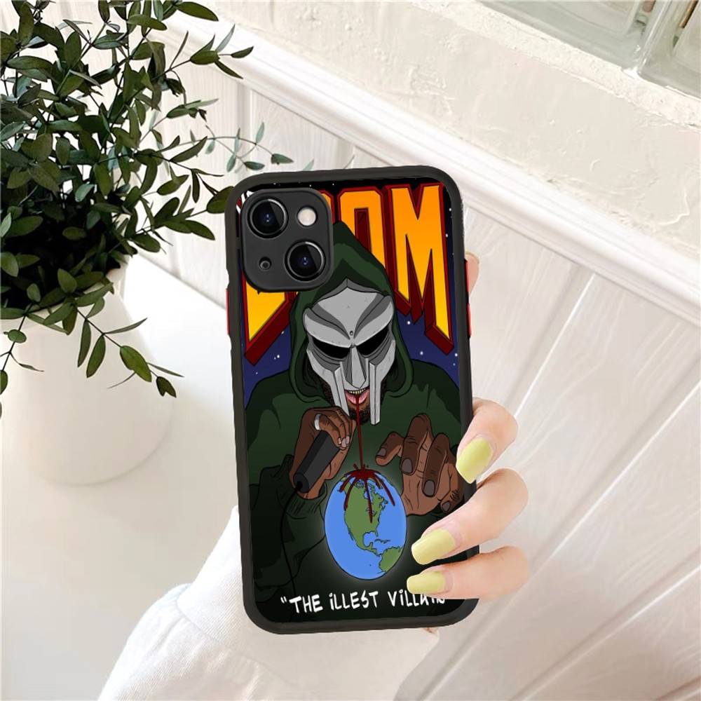 MF DOOM Phone Case for iPhone 16 15 14 11 12 13 Pro Max X XS Translucent Matte Cover