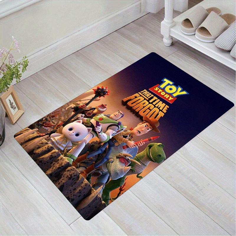 

1pc Toy Story Pattern Area Rug Soft Flannel Floor Mat for Living Room,Office,Bedroom and Carpet,Sofa Coffee Table Floor Mat 60cm by 90cm