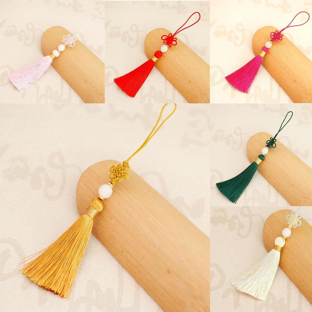 24 Silk BetterJonny Tassels for DIY Chinese Colorful Handmade Accessory Fan Set Tassels per Tassels, Crafts, Fringe, Charms, Accessories, Knots,