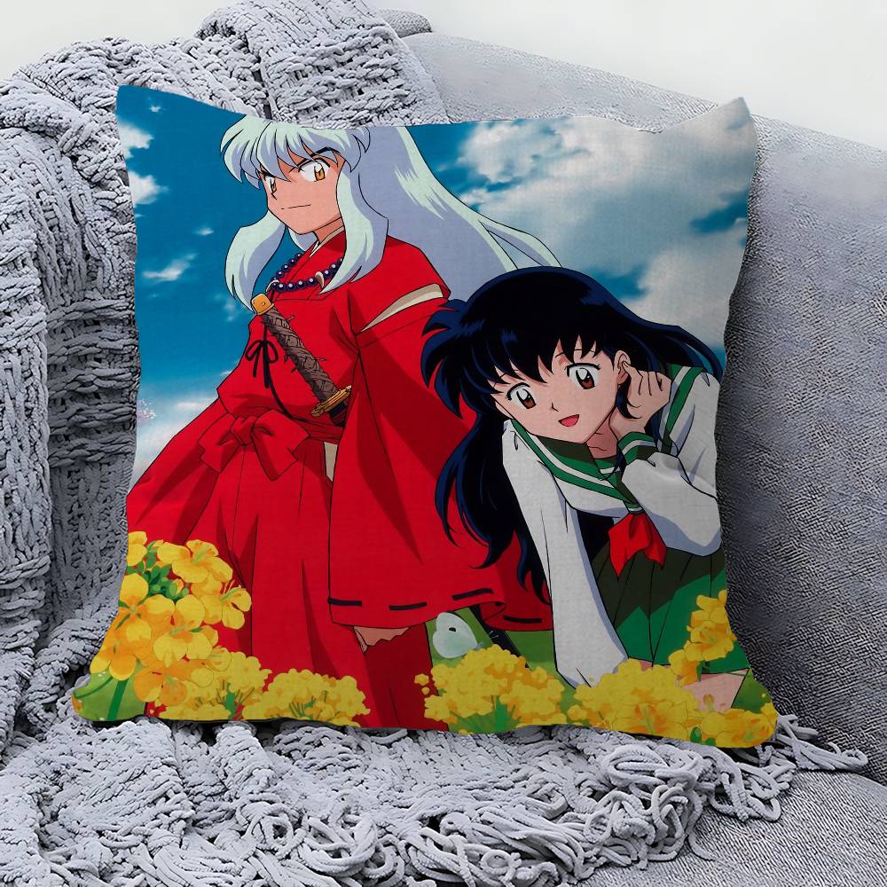 IInuyasha Anime Cushion Cover Polyester Sofa Cushions Decorative Throw Pillows Home Decoration Pillowcover