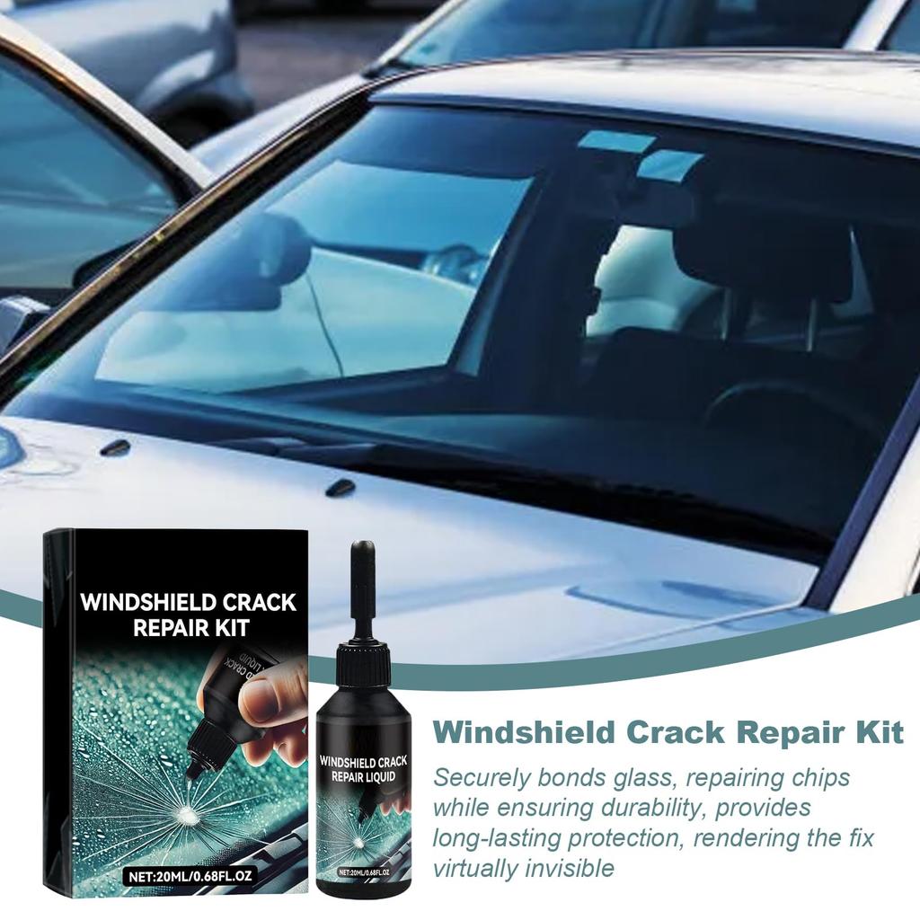 Daraserh Windshield Repair Kit Glass Nano Repair Fluid Crack Repair Car Windshield Tip Repair