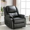 300969970AAA Entspannungs-Sessel, Ausziehbarer Lounge-Sessel aus PU-Leder, Akzentstuhl mit Seitentasche für Wohnzimmer XXL