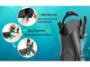 Adjustable Silicone Diving Fins for Men & Women - Professional Freestyle Training Frog Fins