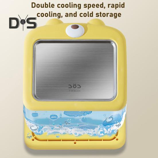 Ручний апарат для морозива, неелектричний апарат для йогурту, сорбет, зі скребком, портативний дитячий десертний інструмент для сімейного відпочинку та екологічності