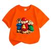 Alvin and The Chipmunks Children's Cartoon Print T-Shirt Cotton Soft Kids Tees Cute Boys Girls Tops O-Neck Short Sleeve Summer