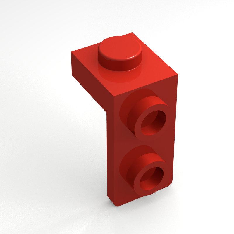 PLATE 1X1, W/ 1.5 PLATE 1X2, DOWNWARDS Compatible 79389 Self-Locking Bricks Building Blocks Toys Accessories