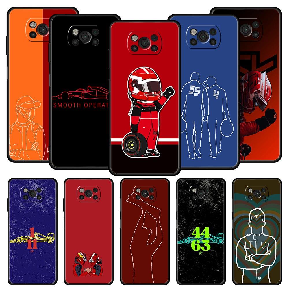 F1 Number 33 Phone Case For For Xiaomi Poco X6 X5 Pro X4 X3 NFC F5 Pro F4 F3 GT M5 M4 Pro 5G M3 C51 C50 C55 Soft Cover
