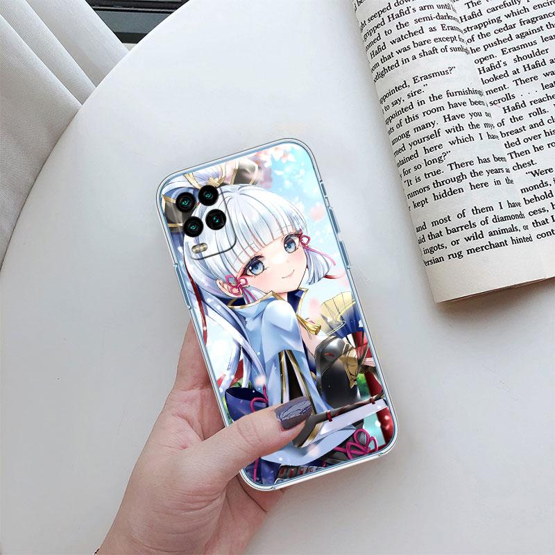 Genshin Impact Transparent Phone Case for Motorola Moto Edge Plus G200 G23 E13 E15 E20 E30 G62 G71 G72 G75 G24 G15 Power
