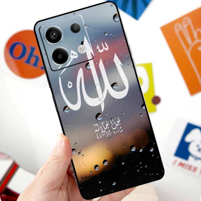 Arabic Quran Islamic Quotes Muslim Funda For Xiaomi Redmi Note 14 13 10 11 12 Pro 11S 12S Case For Redmi 15 14C 10C 12C 13C 15C