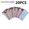 1-11pc Linen Fabric Sunglasses Bag Soft Cloth Glasses Bag Drawstring Portable Eyeglasses Pocket Multi-Functional Storage Bags