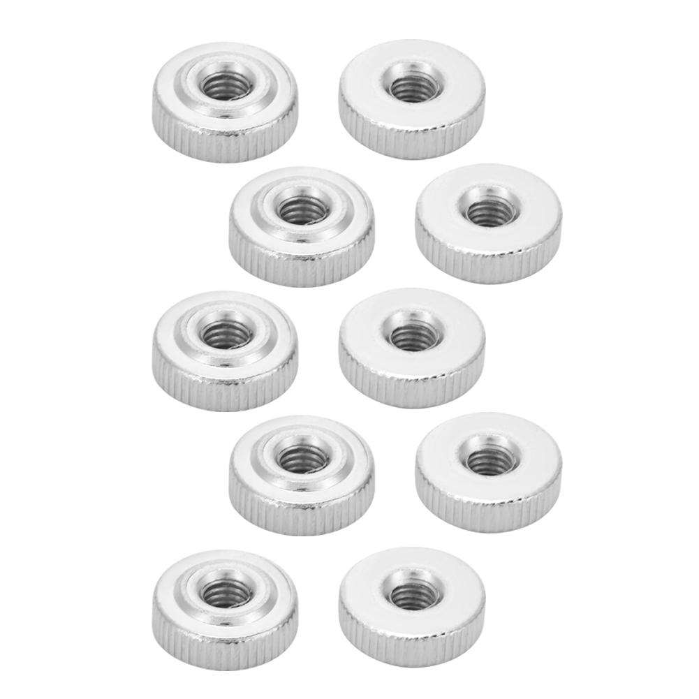10Pcs GB807 M4 M5 M6 M8 M10 Handle Nut Knurled Thumb Nuts(M3)