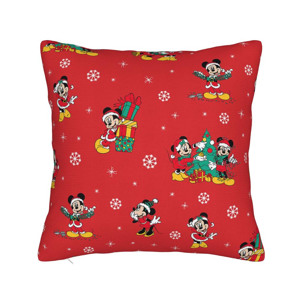 Cute Minnie Mouse Square Pillow Covers Polyester Home Famous Popular Cartoon Cushion Case Cool Decor Pillow Cover 45*45
