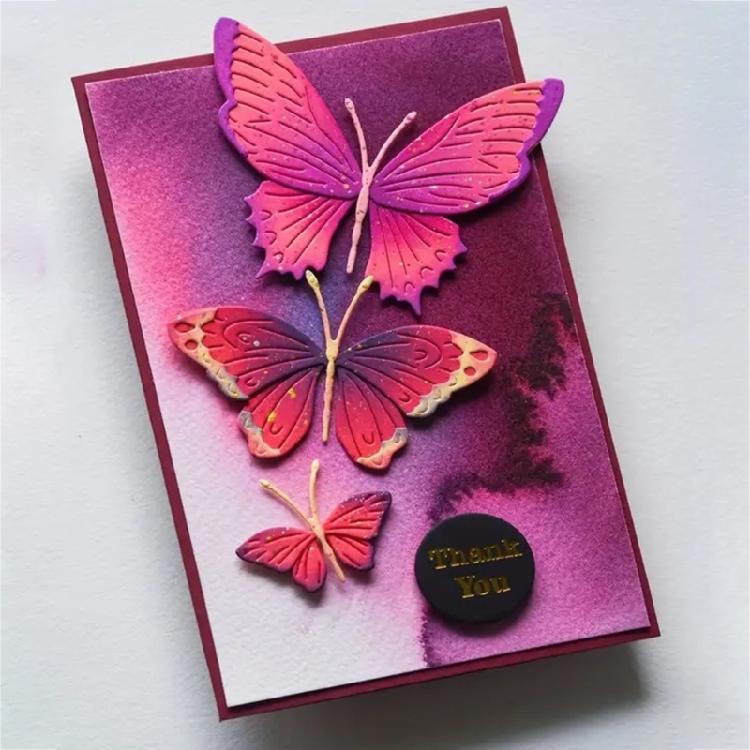Butterfly Die Cut Scrapbooking Cutting Dies Templates For Scrapbooking Journal Packaging Photo Album Decoration
