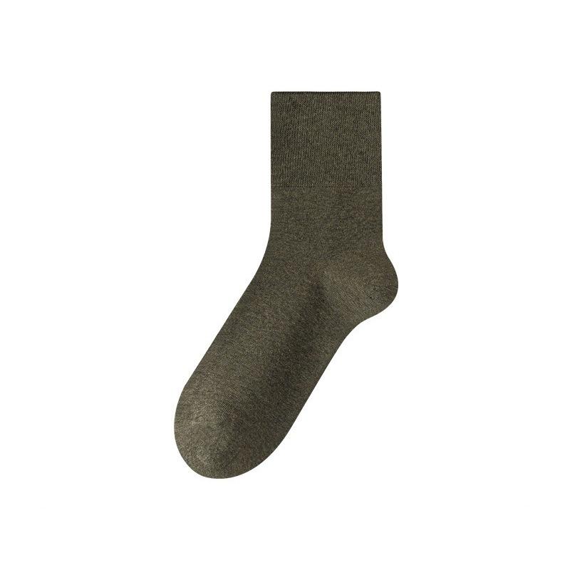 Men's Loose Mid-calf Socks for Autumn and Winter, Pure Cotton Sweat-absorbing and Deodorizing Sports Socks, Antibacterial and Long-lasting