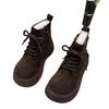 Suede Martin boots winter new small thick-soled heightening piled thickened snow cotton boots