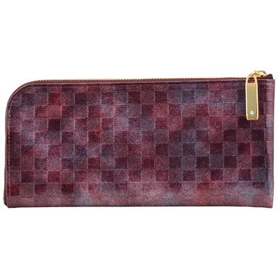 LiBERTE Zipper Long Wallet 0352007 Wine L-shaped