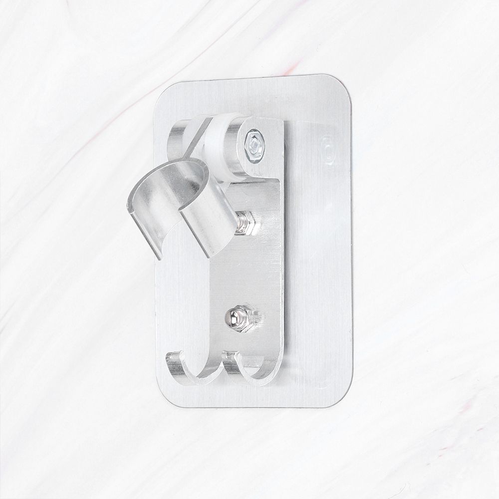 90° Adjustable Showerhead Stand Kitchen Bracket Punch Free Wall Gel Mounted Bathroom Accessories Aluminum Shower Holder
