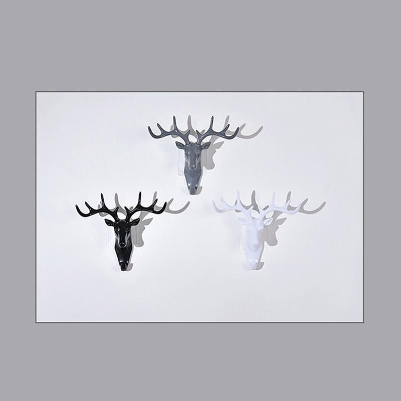 Wall Mounted Hooks Animal Head Rack Coat Caps Wall Hanger Horse Giraffe Elk Hooks Decor Accessories Personalized Hangers