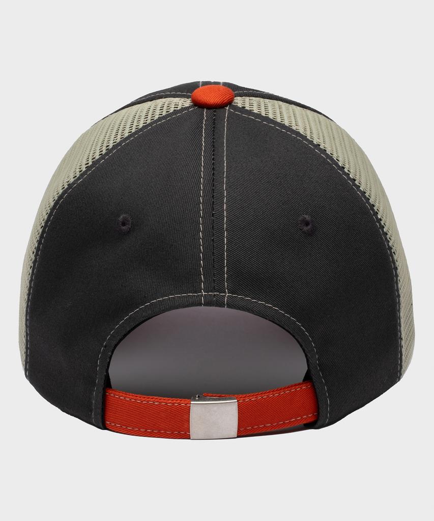 Likkeullou Rc Luv N Peace Ball Cap Charcoal Orange