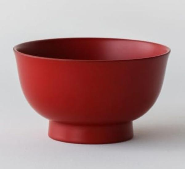 Shoshichi Dai Nippon papier japoński Urushi Echizen twarda miska Asakura para cynober i 4 cale [Nakagawa Shoten, Miasto, opakowanie] Rindo, lakier,