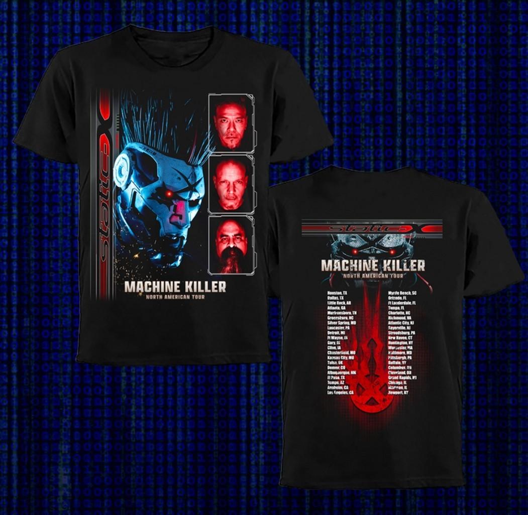 New Static-X XL T-Shirt Machine Killer North American Tour Nu Metal Xero Unisex T-Shirt XXXXL
