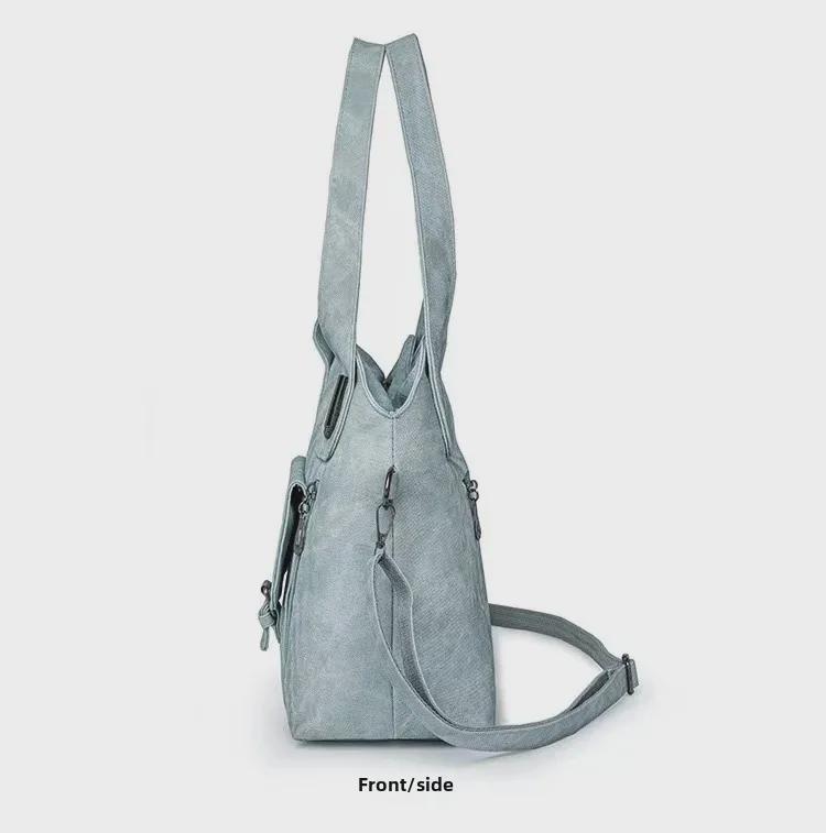 Women's Large Capacity Retro Shoulder Messenger Handbag
