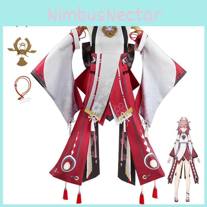 Stunning Yae Miko Guuji Yae Cosplay Costume For Women