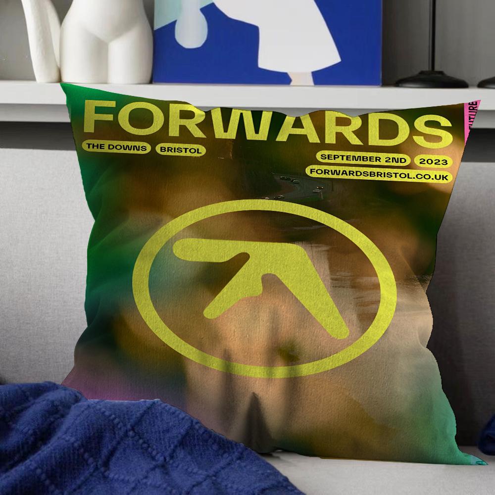 Aphex Twin DJ Pillow Cover Sofa Cushion Cover Home Room Decoration Children Gift