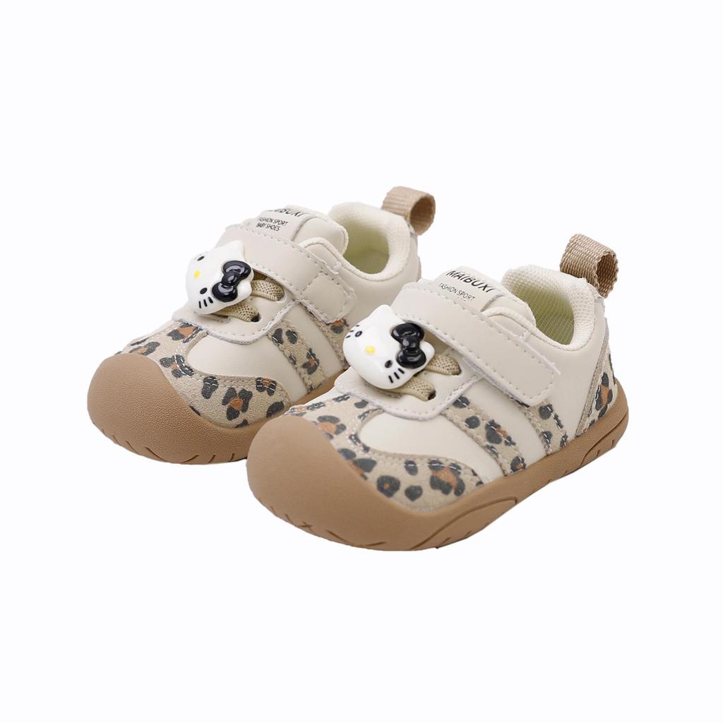 Leopard Print Soft Sole Non-Slip Pre-Walker Toddler Shoes for Boys