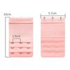 Bra Accessories 2Pcs Buckles Hook Women Bra Extender Strap 3 Rows Adjustable Belt Buckle Extension Strap Hook Clip Expander