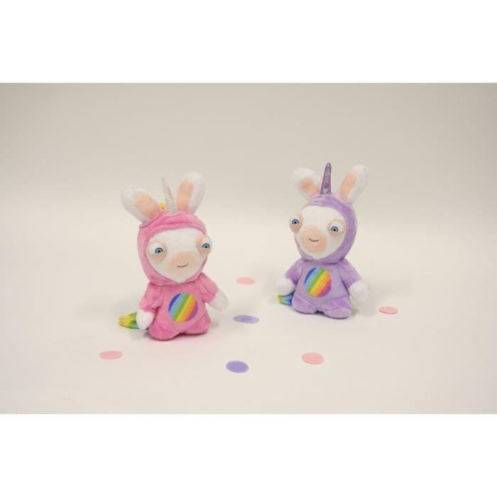 Gipsy Toys - Lapins Crétins Licorne - Lapicorne Rose Sonore - 18 Cm