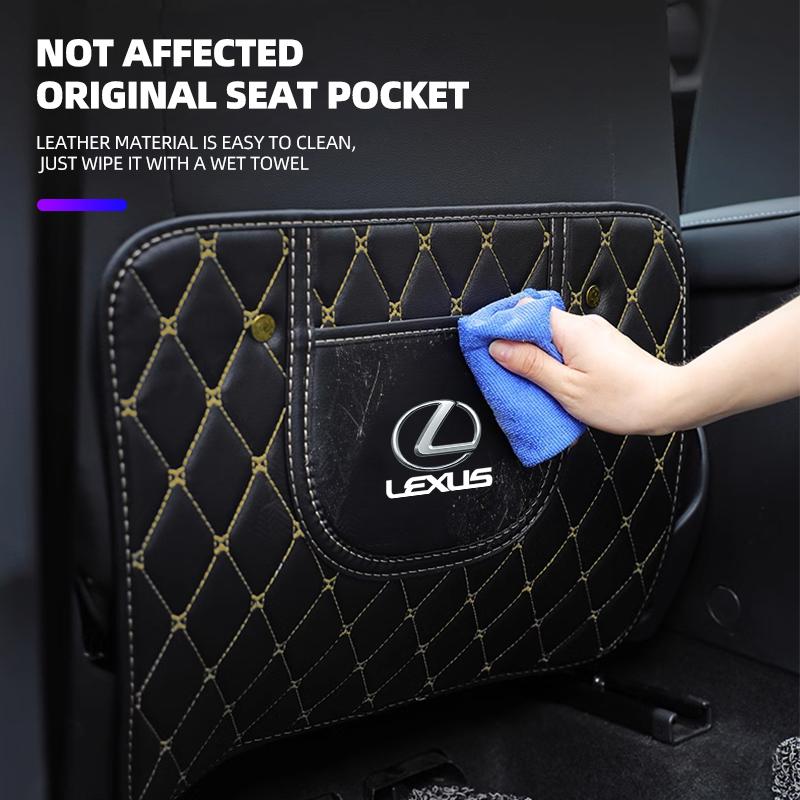 Car Seat Back Anti Kick Pad Leather Interior Anti Scratch Protector Cover For Lexus EX300H RX450H IS300H ES300H NX RX GS Al20
