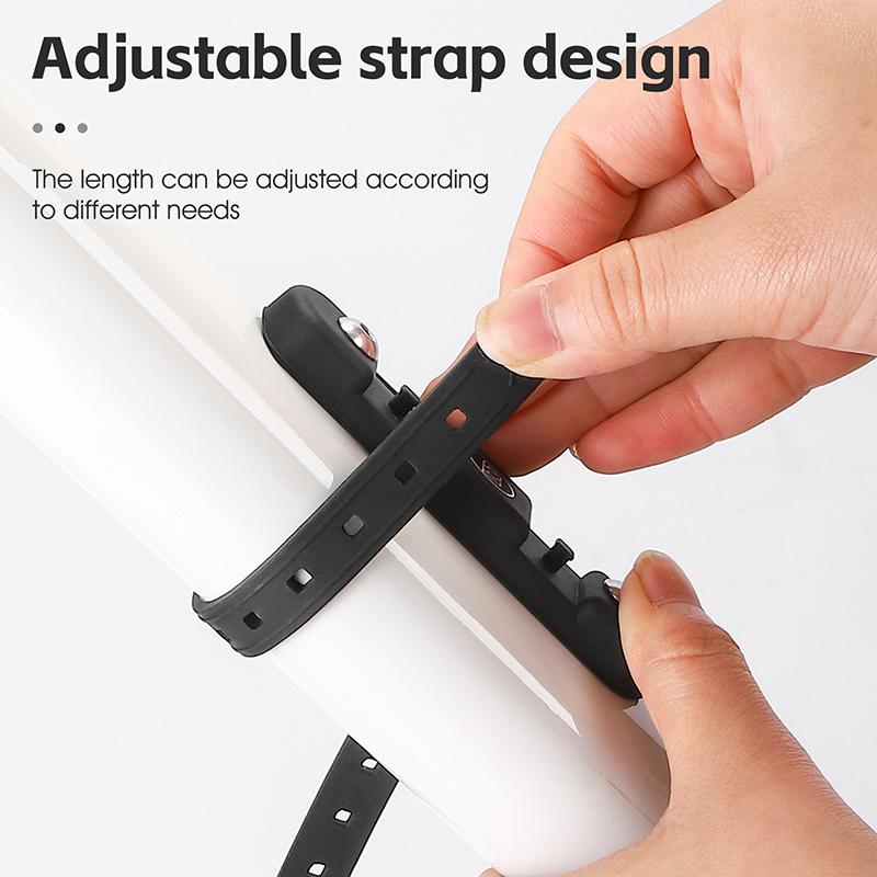 Bicycle Water Bottle Holder Adaptor 5 Colors Silicone Bottle Cage Strap Seatpost Fork Frame Multi Location Mounting Rack Bracket