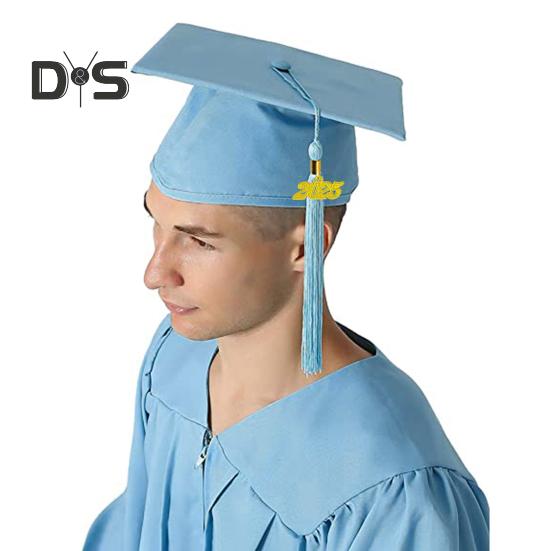 Graduation Cap with 2025 Tassel Class of 2025 Unisex Adult Matte Graduation Cap for High School Bachelor