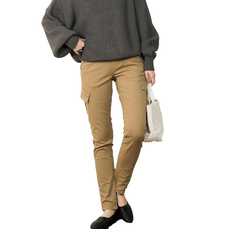 

wc-0119 [Jungle Jalopy] plus size ladies pants ladies pants stretch twill slim fit cargo pants romantic body shape cover leggings korean fashion cute