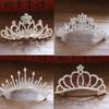 Korean Bridal Rhinestone & Pearl Hair Comb