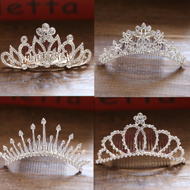 Korean Bridal Rhinestone & Pearl Hair Comb