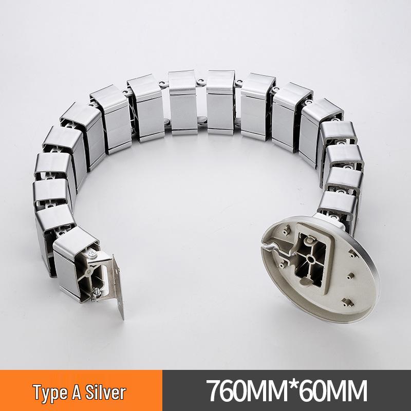 

In-Stock Snake-Shaped Office Desk Wire Management Tube – Conceal Wires for Conference Tables