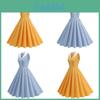 Vintage A Line Dress With Piping And Pockets For Spring Events