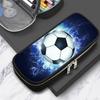 Soccer Pattern Soccer Pattern Pen Bag Polyester Multifunction Bag Durable Pencil Case  Kids