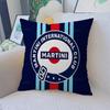 Classic Cocktail M-Martini Racing Personalized Pillow Cover Kids Bedroom Wild Party Decor Pillowcase Kid Birthday Shower Gift