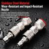Pressure Fed Airless Sprayer Nozzle Stainless Steel Paint Nozzle  Putty Application