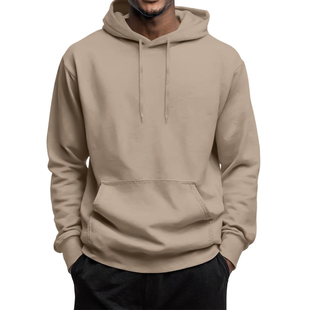 Men's Fleece Hoodie Casual Long Sleeve 1/4 Zipper Pullover Sweatshirts
