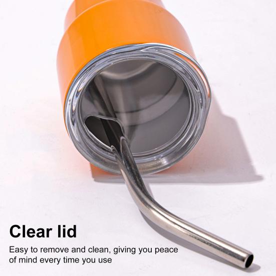 Mini Tumbler Sklenice na panáky se slámkou a víčkem 3 oz nerezová ocel